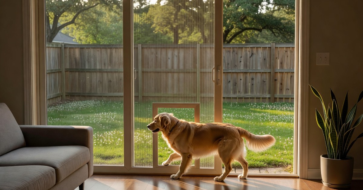 How Screen Pet Doors Enhance Pet Freedom and Home Ventilation