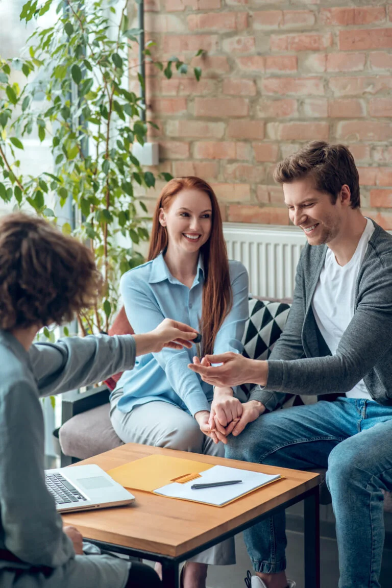 a group of people having a discussion